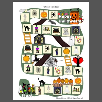 Halloween on sale board game